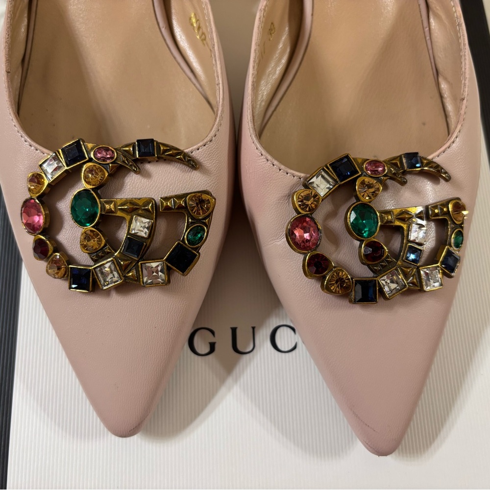 🆕 Gucci GG Multicolor Crystal Mules 🥰 - Picture 10 of 10